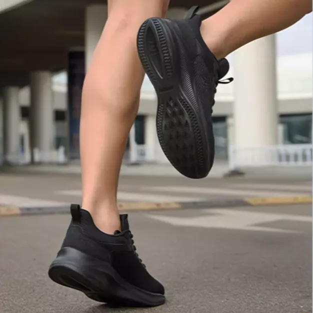 361° Anti Slip Wear Resistant Low Top Casual Running Shoes Men's Obsidian Black-1