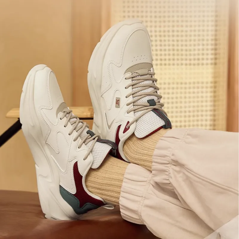 361° Ode Anti-Slip Wear-Resistant Low-Top Casual Shoes Men's Beige-2