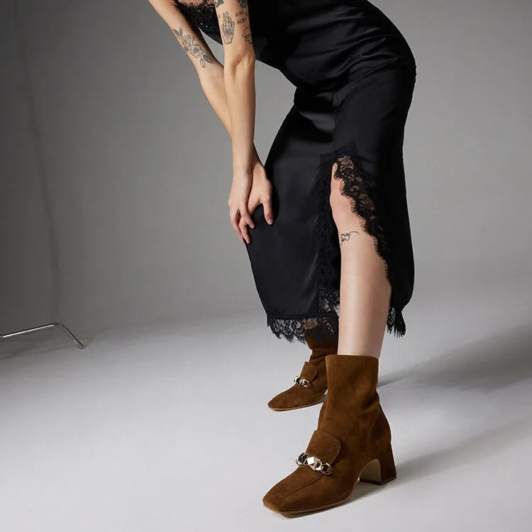 ASH CAROLE Ankle Boots Women's Brown-3