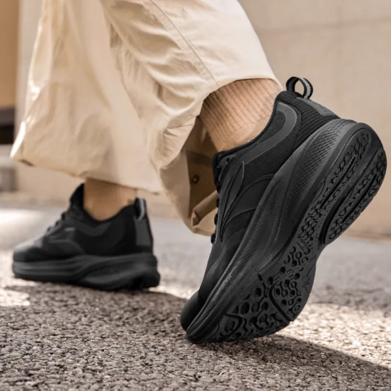 361° Anti-Slip Wear-Resistant Low-Top Casual Running Shoes Women's Black-4
