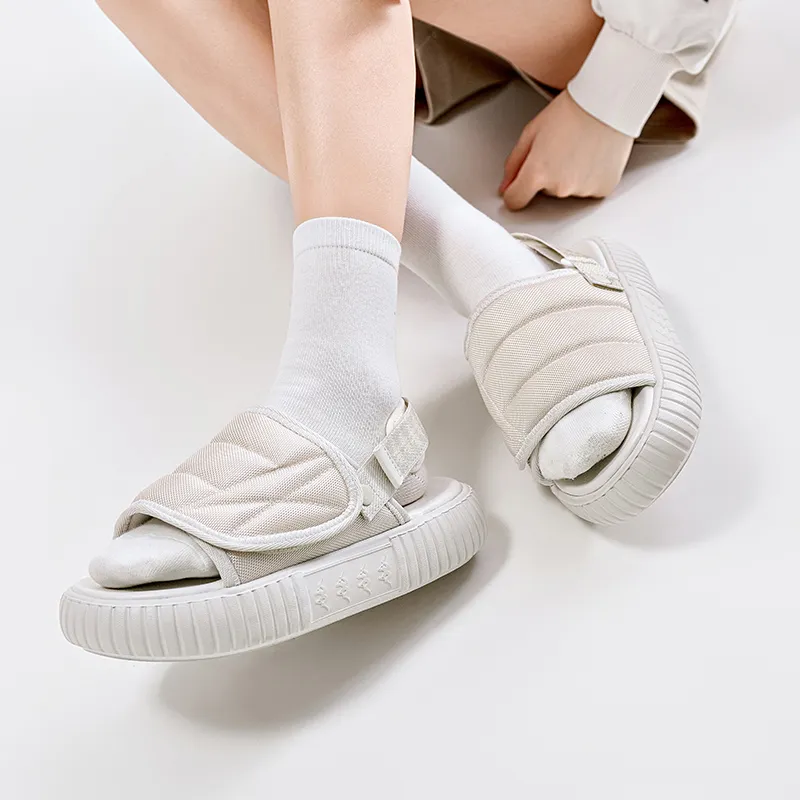 Kappa Sports Sandals Unisex Gray White-11