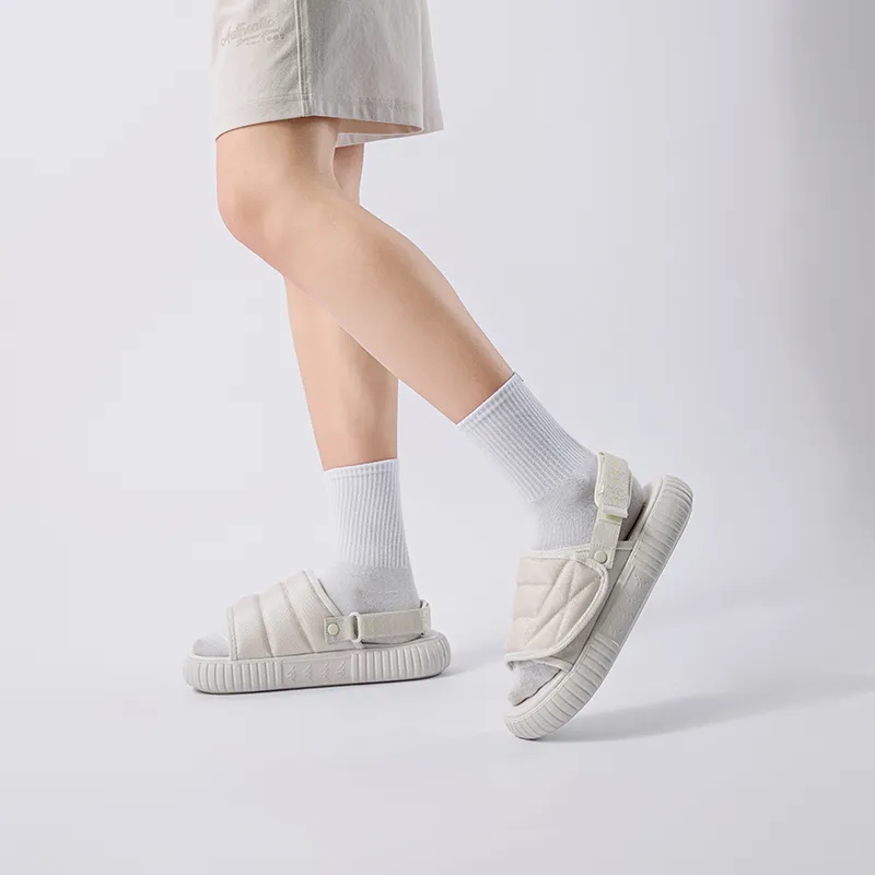 Kappa Sports Sandals Unisex Gray White-10