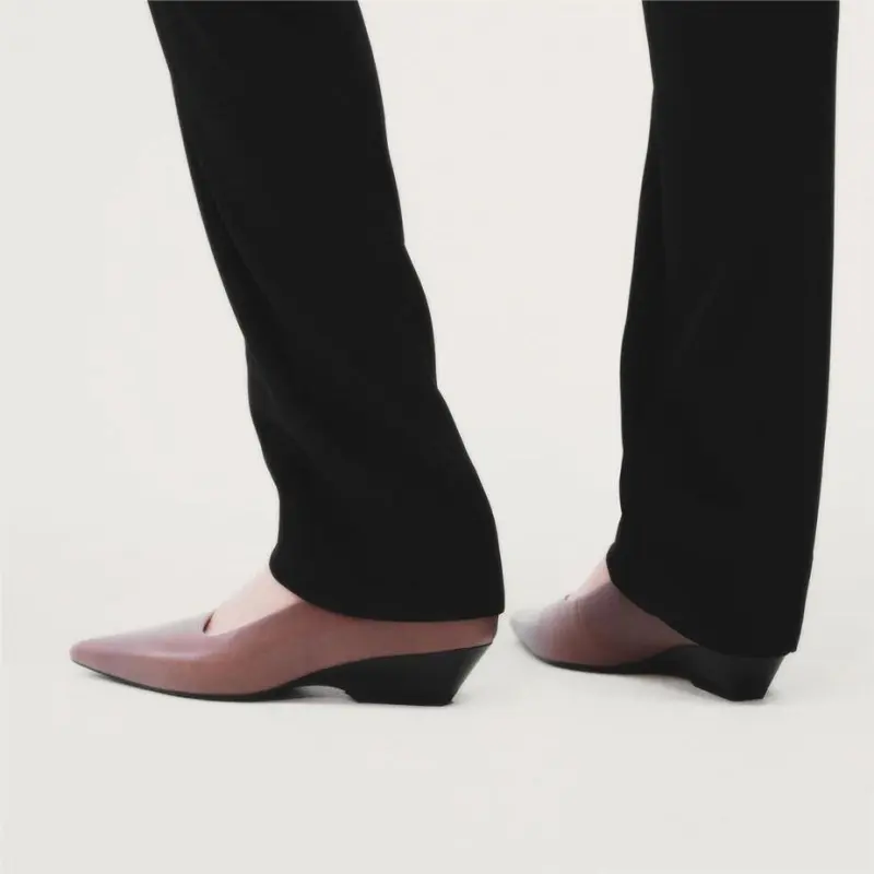 VAGABOND SHOEMAKERS Chunky Heel High Heels 3.5cm Women's Rose Taupe-5