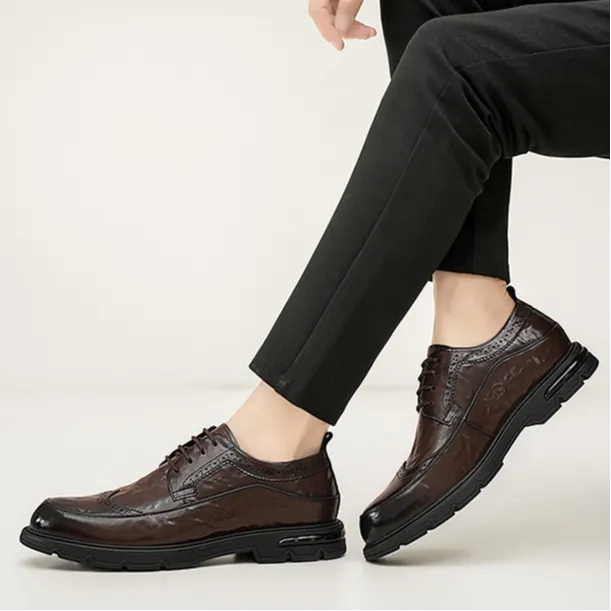 G.N.SHIJIA Dress Shoes Men's Brown-4