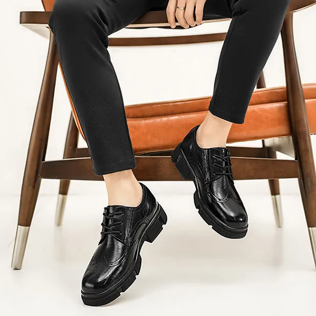 G.N.SHIJIA Dress Shoes Men's Black-3