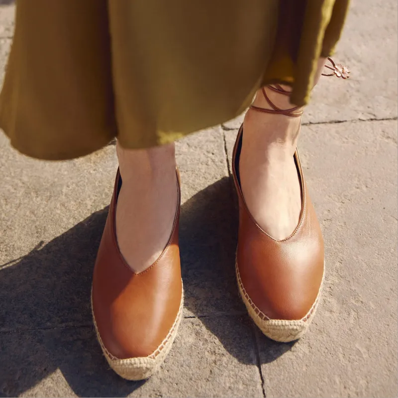 Castañer Casual Single Shoes Women's Brown-4