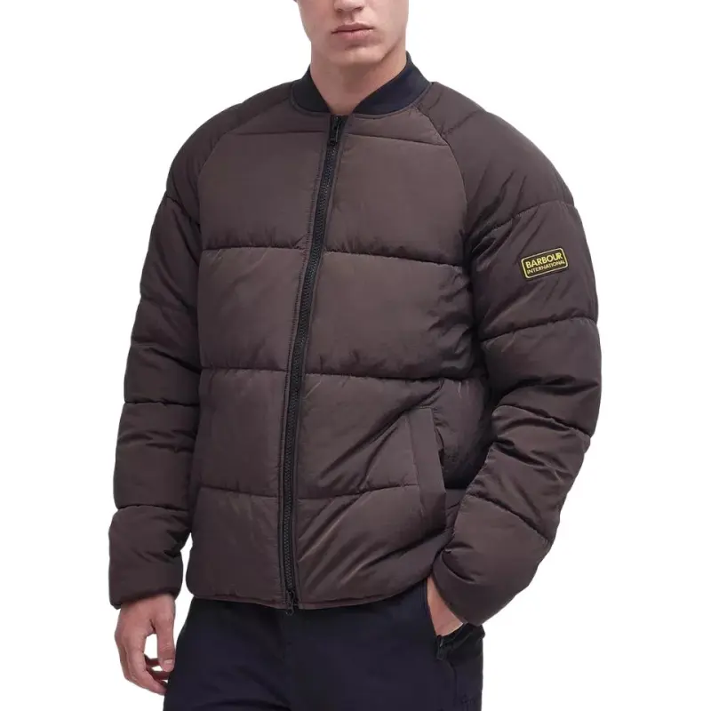BARBOUR Puffer Jacket Men's Brown-2