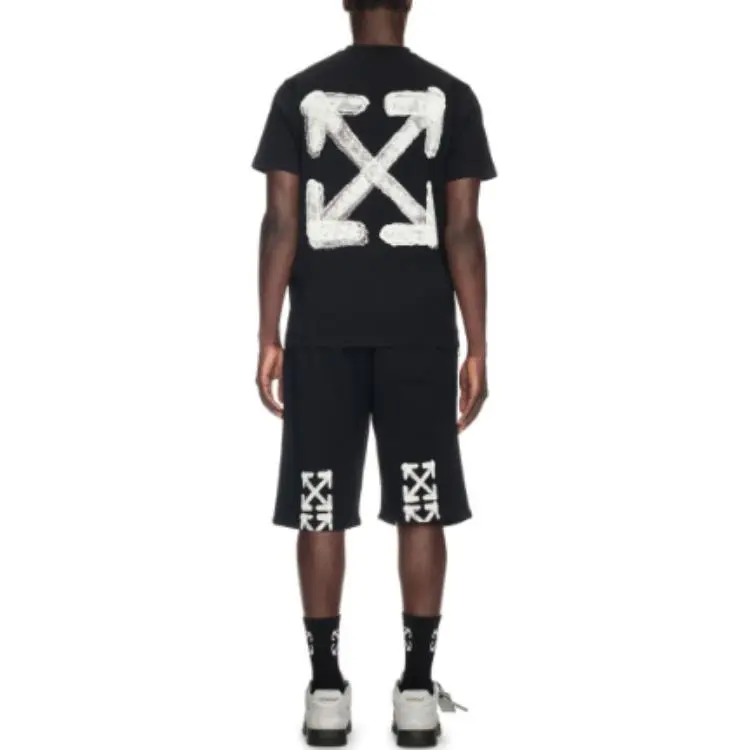 OFF WHITE Spray Arrow Crewneck T Shirt-4