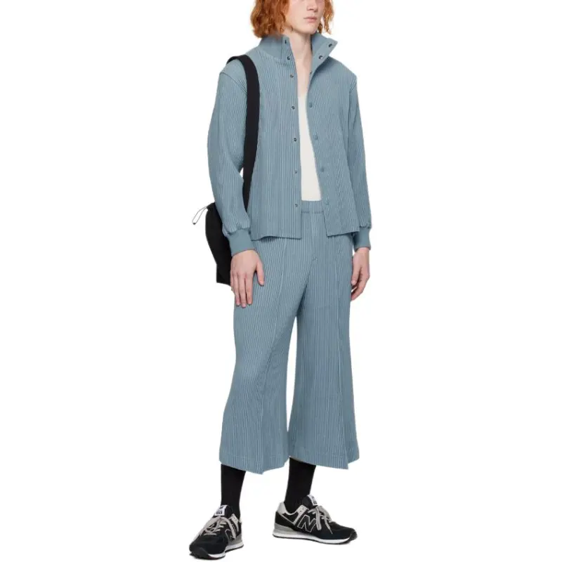 ISSEY MIYAKE Kersey Pleats Bomber Jacket-2