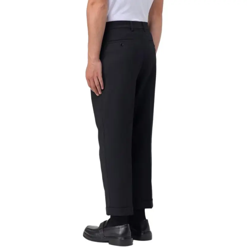 AMIPARIS Paris Pressed Crease Cropped Trousers-4