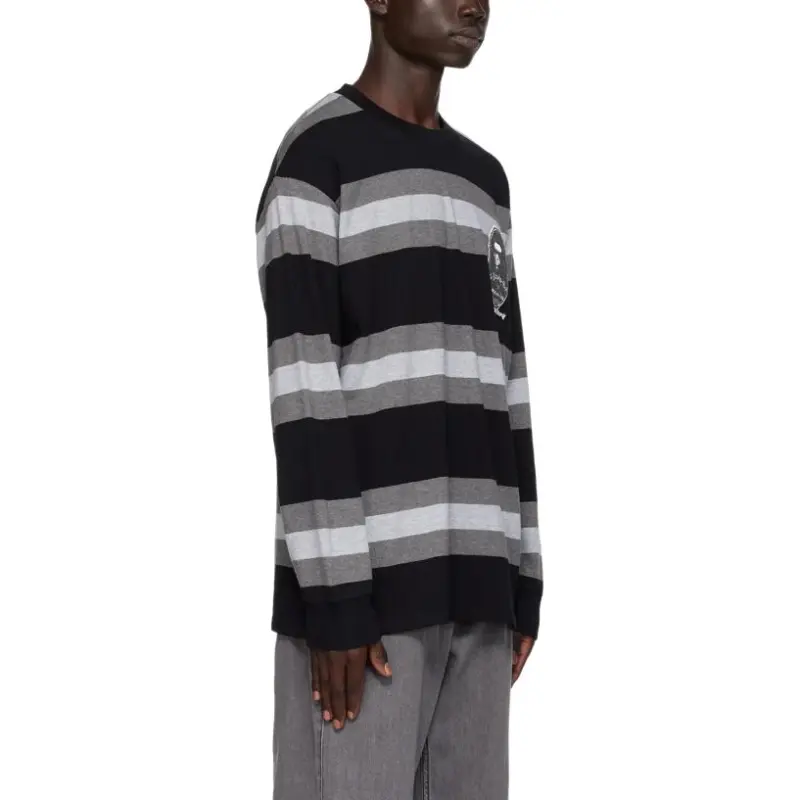 Bape Badge Hoop L/S Tee-2