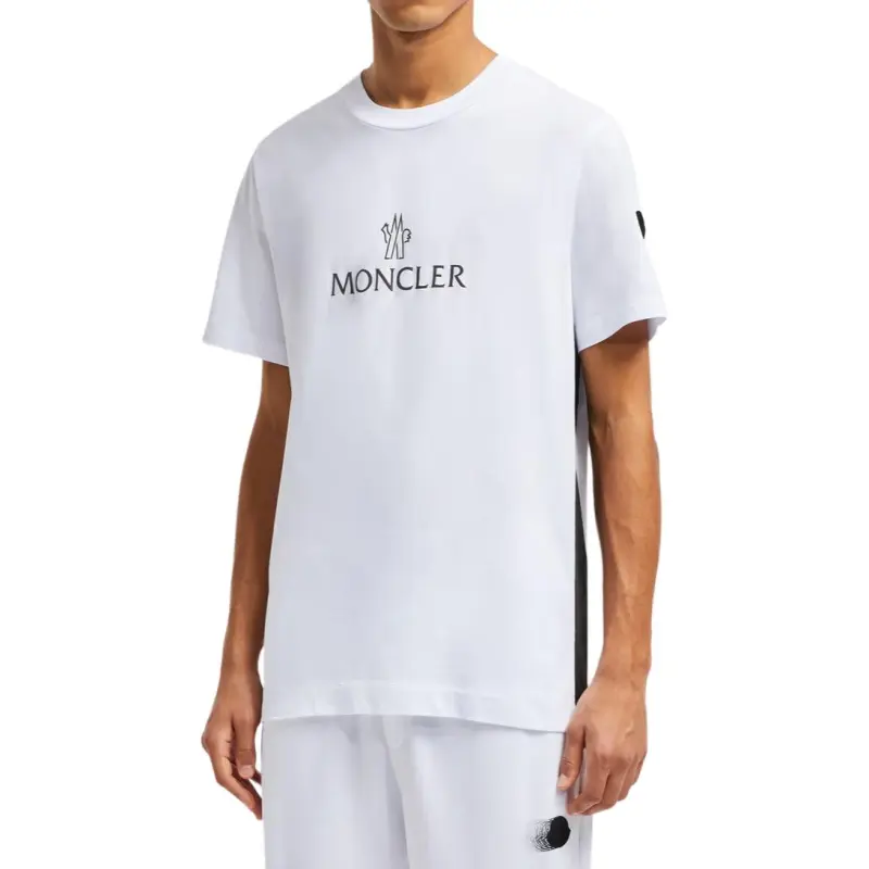 Moncler Logo Detailed Crewneck T Shirt-2