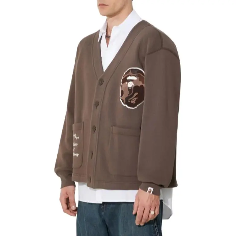A BATHING APE Jackets Coats Men's Brown-3