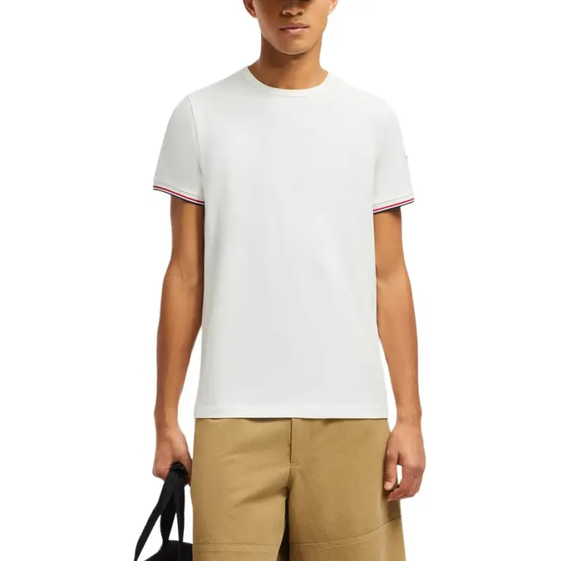 Moncler Tricolor Trimmed T Shirt-1