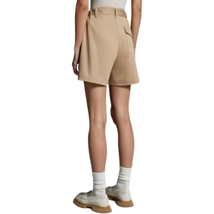 Moncler Logo Patch Pleated Shorts-3