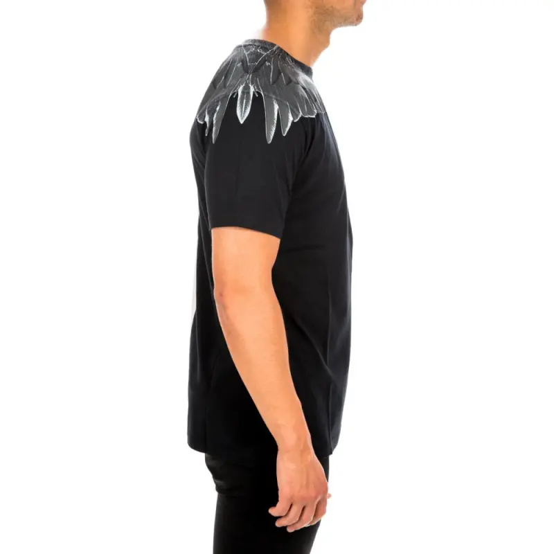 MARCELO BURLON COUNTY OF MILAN T Shirt Men's Black White-3
