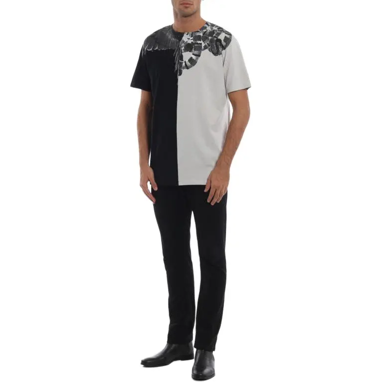 MARCELO BURLON COUNTY OF MILAN T Shirt Men's Black White-1