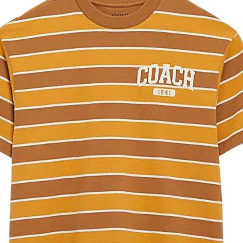 COACH SS24 T Shirt Men's Orange-4