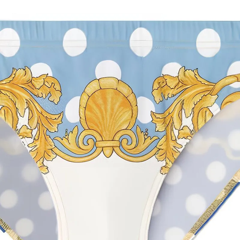 VERSACE SEASHELL BAROQUE Swimming Shorts Men's Multicolor-5