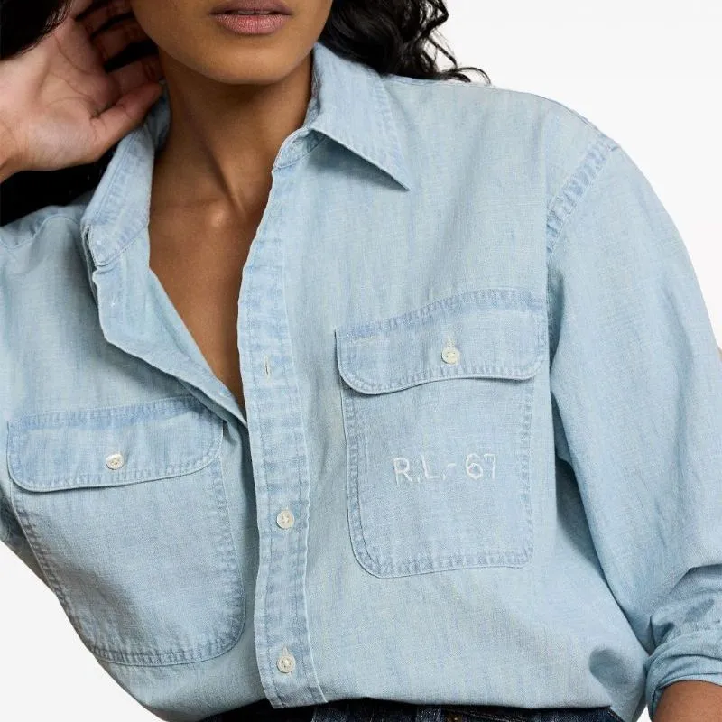 Polo Ralph Lauren Embroidered Detail Buttoned Shirt-2