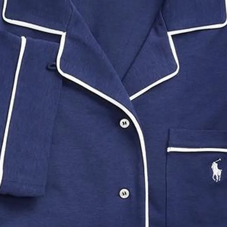Polo Ralph Lauren Pajama Set Women's Marine Blue-5