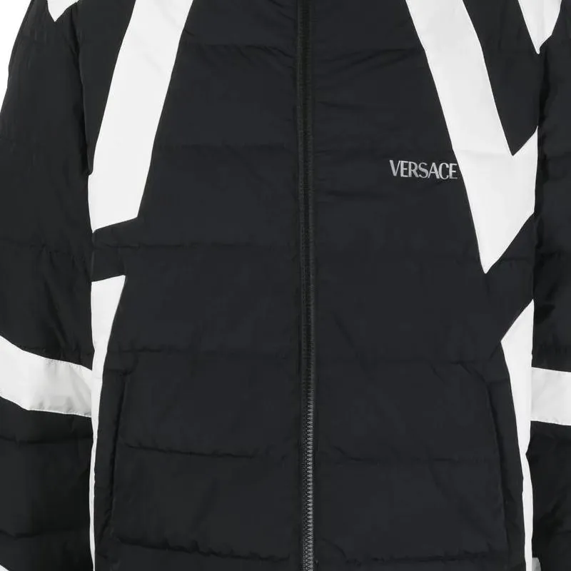 VERSACE Jackets Men Black-6