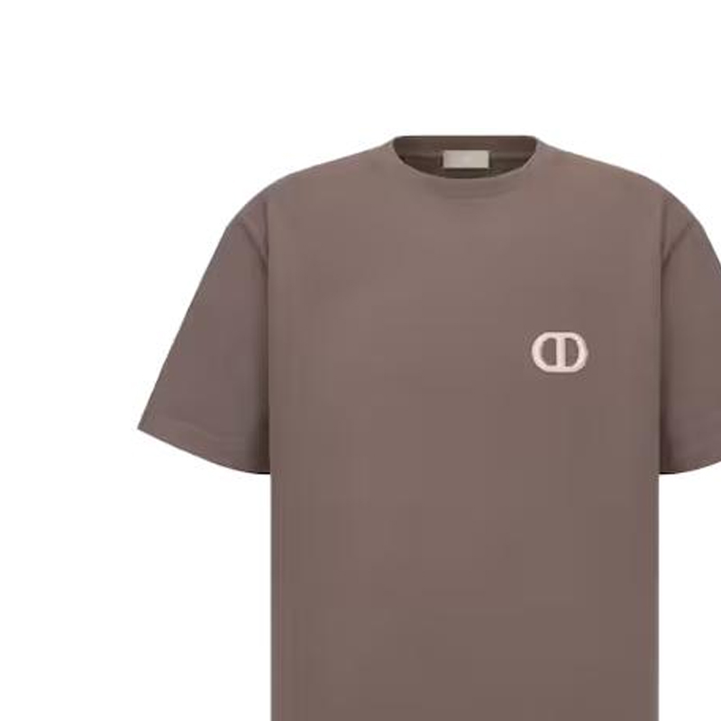DIOR T-Shirts Men Brown - POIZON DIOR T-Shirts Men Brown - POIZON