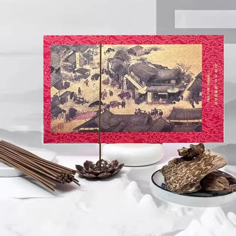 XIANGBUSHANGSHU Cellar Aged Fortune And Longevity Incense, Aromatherapy 24g/Box Approx. 50 Pcs-1