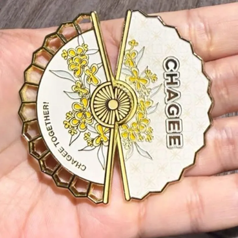King Of Tea Princess Chongqing Osmanthus Rotating Fans-2