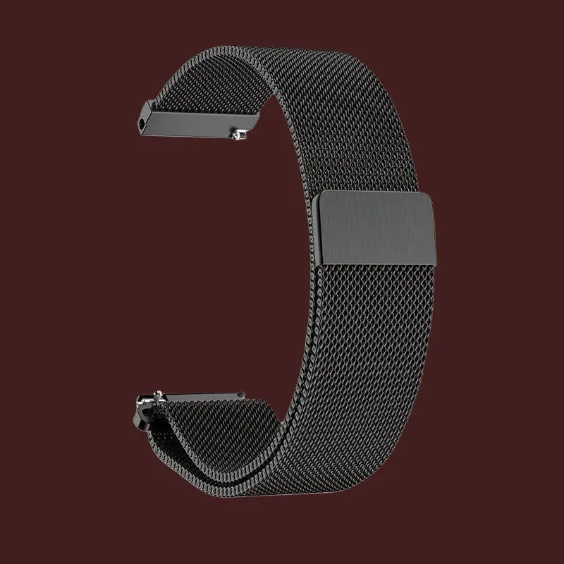 LONGYUGU Compatible With Huawei GT2 Milanese Magnetic Smart Web Wristband Strap-1