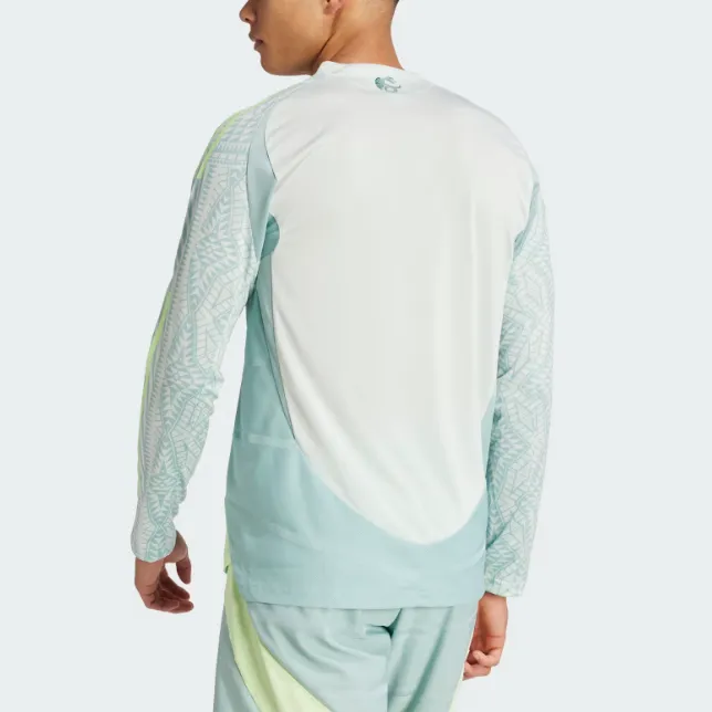 Adidas Free Shipping With AdiClub Mexico 24 Long Sleeve Away Authentic Jersey-2