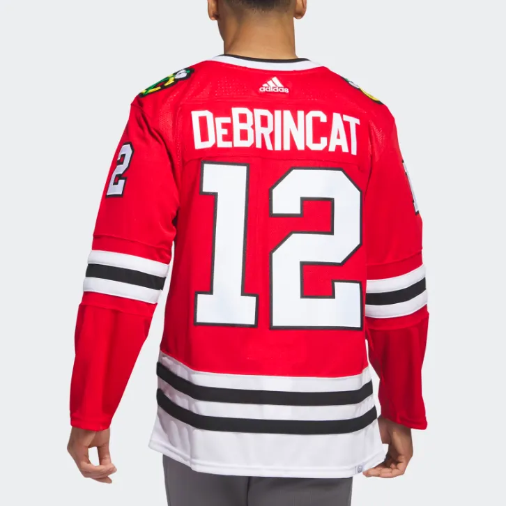 Adidas Blackhawks Debrincat Home Authentic Jersey-3