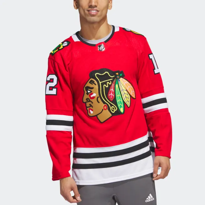 Adidas Blackhawks Debrincat Home Authentic Jersey-2