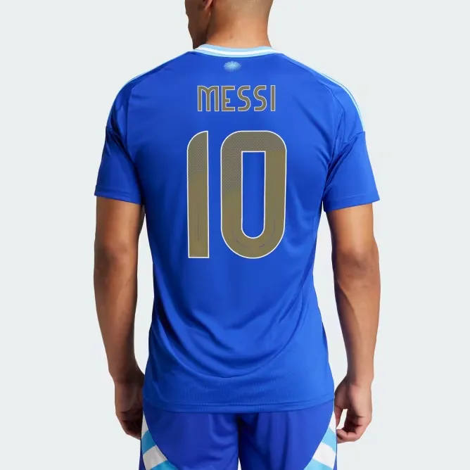 Adidas Free Shipping With AdiClub Argentina 24 Messi Away Jersey-4