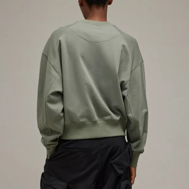 Adidas Sweatshirt Women's Gray Stone Green-2