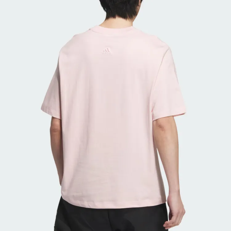 Adidas T Shirt Men's Sand Brown Pink-2