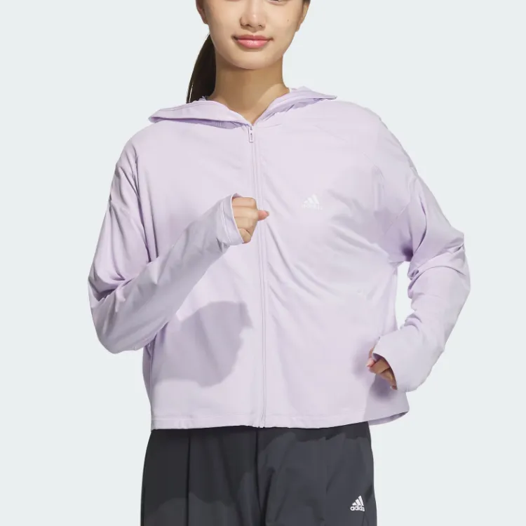 Adidas Cooling Sun Protection UV Protection Sun Protection Clothing Women's Light Purple-2