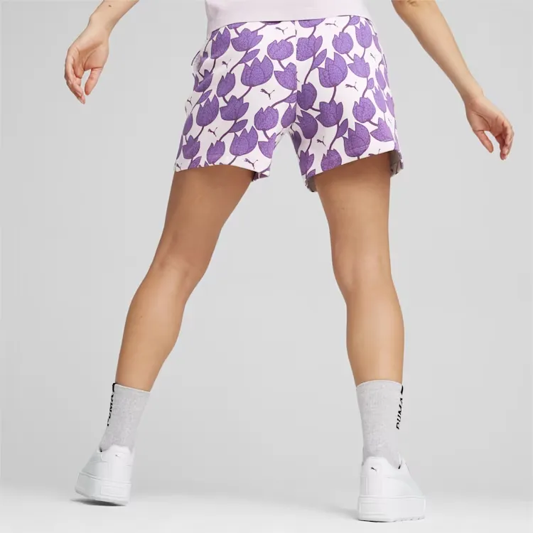 PUMA Casual Shorts Women's Mist Grape-3