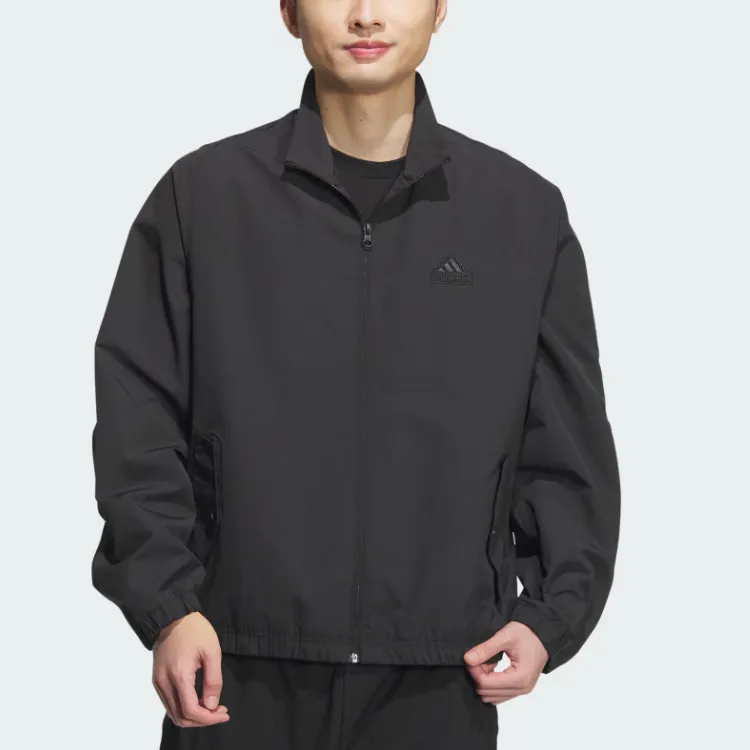 Adidas St Woven Jacket Jackets Coats Unisex Black-1