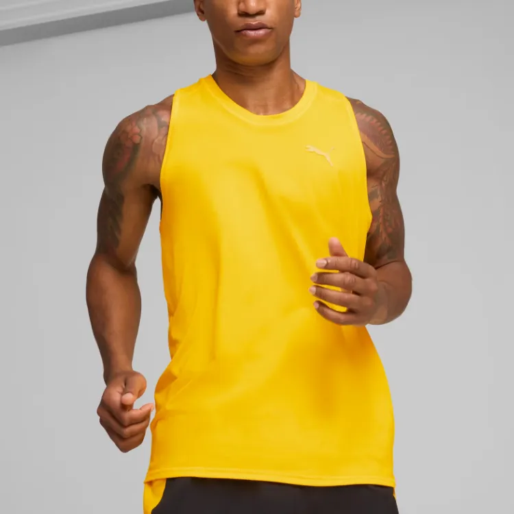 PUMA SS24 Tank Tops Men's Sunshine Yellow-2