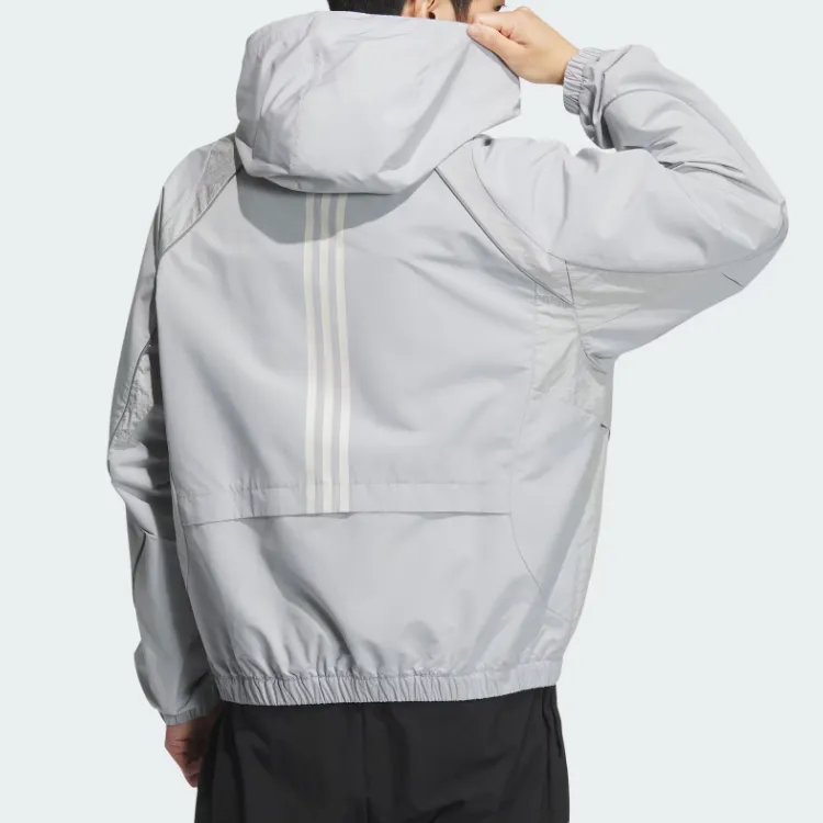 Adidas FUSTL WOVEN Jackets & Coats Men's Stone Gray-2