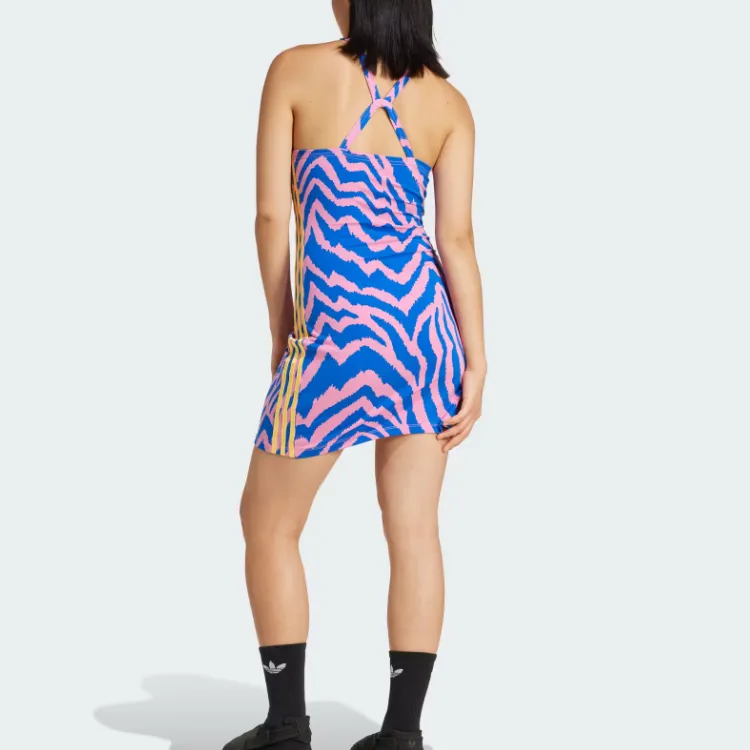 Adidas Originals Adidas X Farm Rio 3 Stripes Mini Dress-2