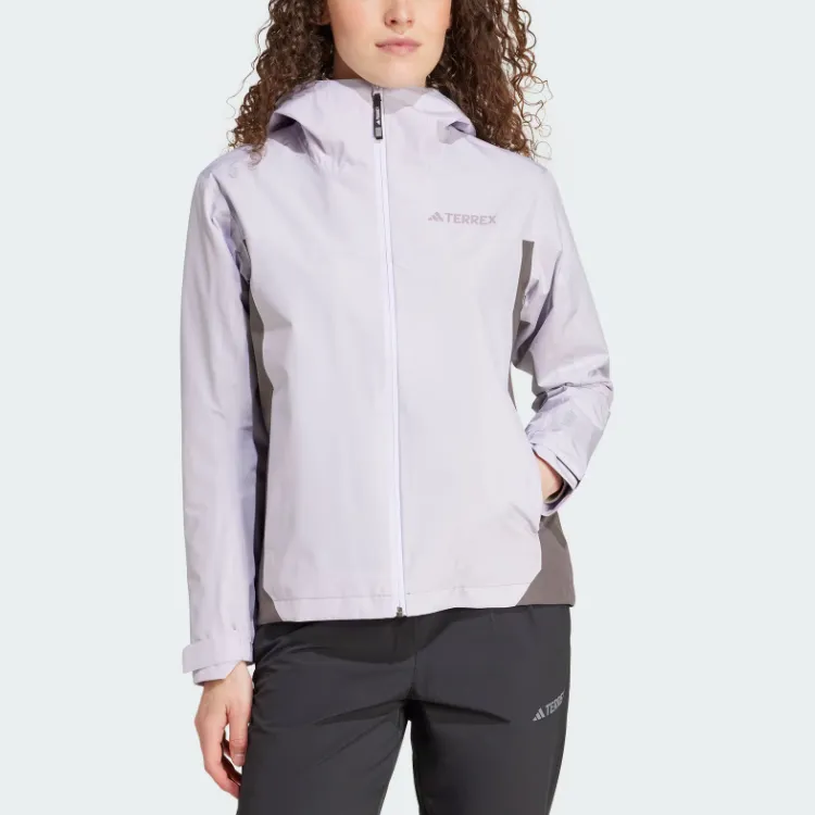 Adidas Windbreaker Jackets Women's Silver-1