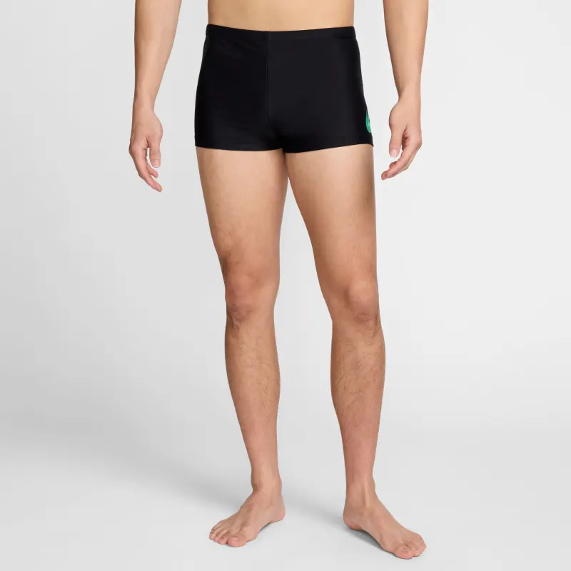 Nike Swimming Shorts Men's Black/Shock Green-2