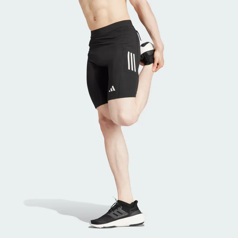 Adidas Free Shipping With AdiClub Own The Run Short Tights-2