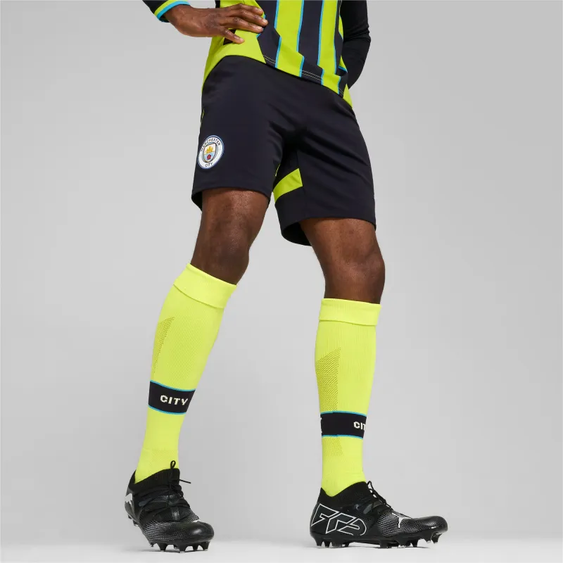PUMA Manchester City 24/25 Shorts Soccer Bottom Men's New Marine Blue-2