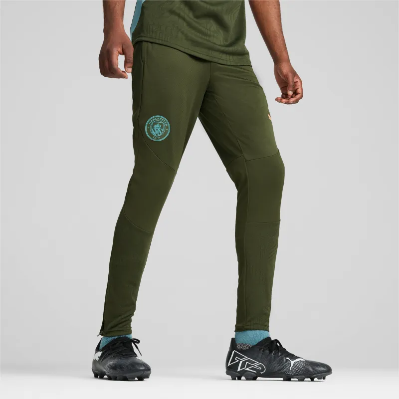 PUMA Manchester CityPants FW24 Training Soccer Bottom Men's Green-2