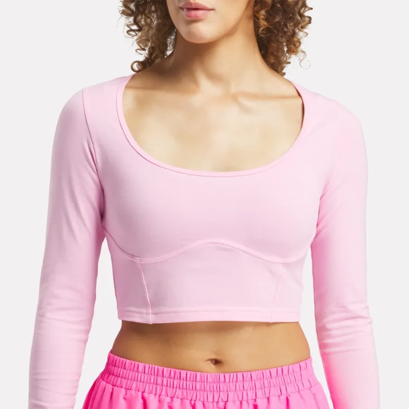 Reebok x Barbie T-Shirt Women's Pink-3