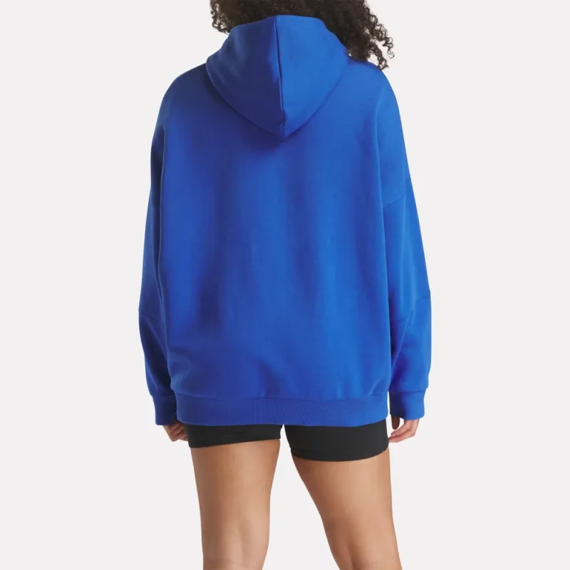 Reebok x Barbie Hoodie Sweatshirt Women's Borderless Blue-3