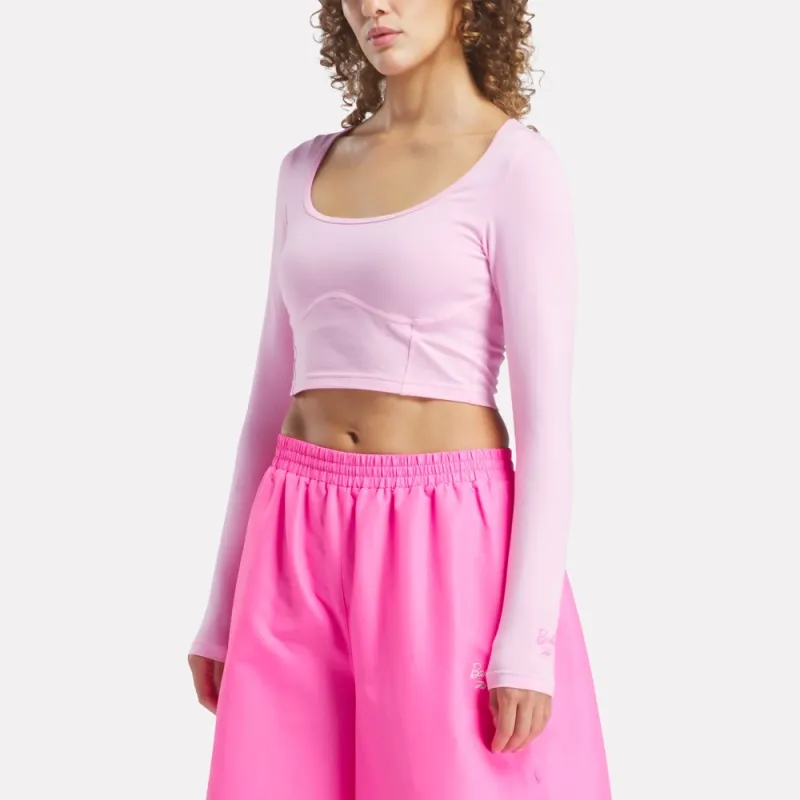 Reebok x Barbie T-Shirt Women's Pink-5